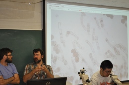 Dr. Jason Stajich describes Basidiobolus spore morphology at the ZyGOLife workshop at MSA 2017 in Athens, GA. July 2017